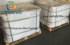 DW01 PET PVC Hologram film