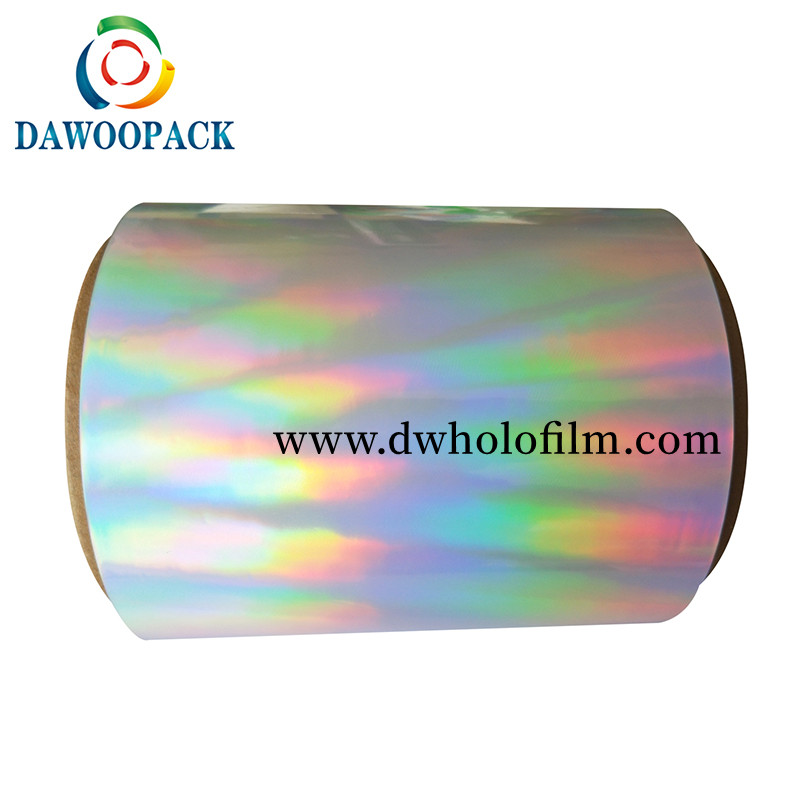 Metalized ZNS transparent hologram film